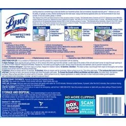 Lysol Disinfecting Wipes, Crisp Linen, 80 Wipes/Pack (1920089346) -Ready America Shop 0FC96536 E25E 47CA BF4B61E672D37358 s7