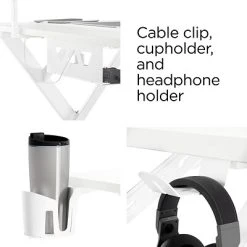 Office Desks Emerge Vizon 47" Gaming Desk, White Colorway (60986) 11 Office Desks Emerge Vizon 47" Gaming Desk, White Colorway (60986) -Ready America Shop 1337BF50 F13F 451C B4A9A5A87CDBE95E s7