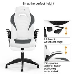 Gaming Chairs Staples Emerge Vortex Bonded Leather Gaming Chair, White And Gray (52503) 14 Gaming Chairs Staples Emerge Vortex Bonded Leather Gaming Chair, White And Gray (52503) -Ready America Shop 21A2AD2E 9611 4520 B735802FE72A1723 s7