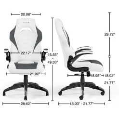 Gaming Chairs Staples Emerge Vortex Bonded Leather Gaming Chair, White And Gray (52503) 17 Gaming Chairs Staples Emerge Vortex Bonded Leather Gaming Chair, White And Gray (52503) -Ready America Shop 497FF67F 4684 49A6 A9023764D36DC422 s7