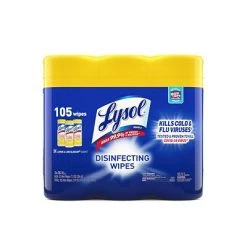 Lysol Disinfecting Wipes, Lemon And Lime Blossom, 35 Wipes/Canister, 3 Canisters/Pack (1920082159)