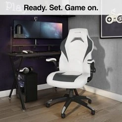 Gaming Chairs Staples Emerge Vortex Bonded Leather Gaming Chair, White And Gray (52503) 15 Gaming Chairs Staples Emerge Vortex Bonded Leather Gaming Chair, White And Gray (52503) -Ready America Shop 938CF891 3E81 43DE B726894CF77CDF82 s7
