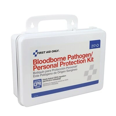 Emergency Kits First Aid Only Bloodborne Pathogen/Personal Protection Kit W/ Microshield, 25 Pieces (217-O) 6 Emergency Kits First Aid Only Bloodborne Pathogen/Personal Protection Kit W/ Microshield, 25 Pieces (217-O) - Image 4