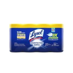 Lysol Disinfecting Wipes, Lemon And Lime Blossom, 80/Canister, 4/Pack (1920090641)