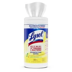 Lysol Disinfecting Wipes, Lemon & Lime Blossom, 80 Wipes/Canister, 6 Canisters/Carton (1920077182CT) -Ready America Shop B71874AA AD45 43E8 B9C5B443B0339407 s7
