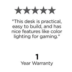 Office Desks Emerge Vizon 47" Gaming Desk, Black (59260) 17 Office Desks Emerge Vizon 47" Gaming Desk, Black (59260) -Ready America Shop B802790B 2055 4310 B3841B27E33CCDCE s7