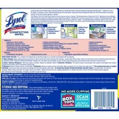 Lysol Disinfecting Wipes, Lemon And Lime Blossom, 80/Box (1920077182) -Ready America Shop D8951285 BB1C 4699 A821DAFAE96D123C s7 1