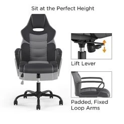 Gaming Chairs Staples Emerge Vector Luxura Faux Leather Gaming Chair, Black & Gray (61108) 14 Gaming Chairs Staples Emerge Vector Luxura Faux Leather Gaming Chair, Black & Gray (61108) -Ready America Shop DE5C290D 5B0B 41F4 92AC73BF25CDC9B6 s7