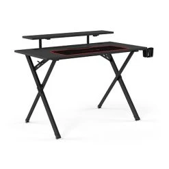 Office Desks Emerge Vizon 47" Gaming Desk, Black (59260)
