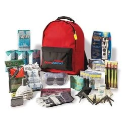 Ready America Emergency Kits Ready America™ Grab 'N Go 4 Person 3 Days Backpack Deluxe Emergency Kit