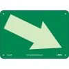 National Marker Safety Signs Directional Signs; Arrow Graphic Diagonal, 7X10, Glow Rigid -Ready America Shop m000342477 s7
