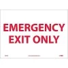 National Marker Traffic Warning Signs Information Labels; Emergency Exit Only, 10X14, Adhesive Vinyl -Ready America Shop m000342867 s7