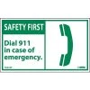 National Marker Safety Labels & Tags Safety First Information Labels; Dial 911 In Case Of Emergency (Graphic), 3X5, Adhesive Vinyl, 5/Pk 2 National Marker Safety Labels & Tags Safety First Information Labels; Dial 911 In Case Of Emergency (Graphic), 3X5, Adhesive Vinyl, 5/Pk -Ready America Shop m000344444 s7