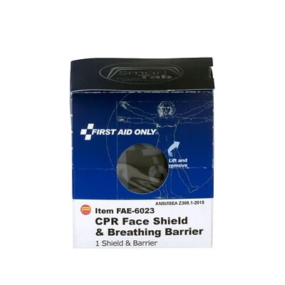 First Aid Kits First Aid Only™ ANSI A+ SmartCompliance Refill CPR Face Shield 1/Each (FAE-6023) 5 First Aid Kits First Aid Only™ ANSI A+ SmartCompliance Refill CPR Face Shield 1/Each (FAE-6023) - Image 3