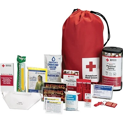 Emergency Kits First Aid Only™ American Red Cross Deluxe Personal Safety Emergency Pack (RC-622) 3 Emergency Kits First Aid Only™ American Red Cross Deluxe Personal Safety Emergency Pack (RC-622)