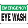 Safety Signs ACCUFORM SIGNS® Safety Sign, EMERGENCY EYE WASH, 10" X 14", Plastic, Each -Ready America Shop s0870123 s7