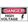 Safety Signs ACCUFORM SIGNS® Safety Label, DANGER HIGH VOLTAGE, 1½" X 3", Adhesive Vinyl, 10/Pk -Ready America Shop s0952785 s7