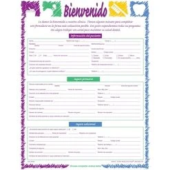 Medical Forms & Books Medical Arts Press® Registration Forms Without Updates Section; Dental Sketch, Spanish