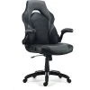 Emerge Gaming Chairs Quill Brand® Luxura Faux Leather Racing Gaming Chair, Black And Gray (52503) -Ready America Shop s1109317 s7