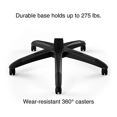 Emerge Gaming Chairs Quill Brand® Luxura Faux Leather Racing Gaming Chair, Black And White (55172) 9 Emerge Gaming Chairs Quill Brand® Luxura Faux Leather Racing Gaming Chair, Black And White (55172) - Image 7