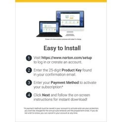Anti-Virus And Security Software Norton AntiVirus Plus For 1 Device, Windows/Mac, Product Key Card (21392074) -Ready America Shop sp162863731 s7