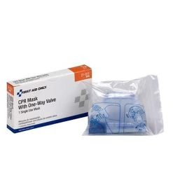 First Aid Kits & Supplies First Aid Only® Emergency CPR Mask, One-Way Valve, Single Use (21-011) 8 First Aid Kits & Supplies First Aid Only® Emergency CPR Mask, One-Way Valve, Single Use (21-011) -Ready America Shop sp29480174 s7