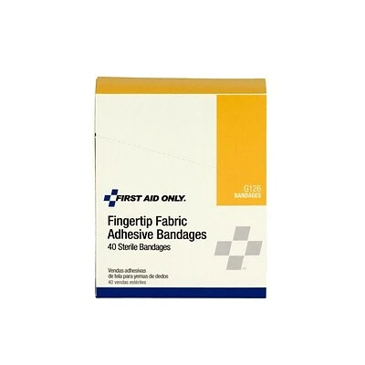 Emergency Kits First Aid Only Fingertip Bandages, 40/Box (G126) 3 Emergency Kits First Aid Only Fingertip Bandages, 40/Box (G126)
