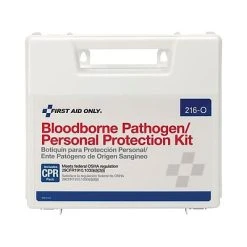 Emergency Kits First Aid Only 29 Piece Bloodborne Pathogen (BBP) Spill Clean Up Kit & Personal Protection With CPR Pack (216-O) 12 Emergency Kits First Aid Only 29 Piece Bloodborne Pathogen (BBP) Spill Clean Up Kit & Personal Protection With CPR Pack (216-O) -Ready America Shop sp43802689 s7
