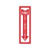 Informative Signs Cosco Fire Extinguisher Indoor/Outdoor Wall Sign, 4"L X 13"H, Red/White (098063) -Ready America Shop sp48967502 s7