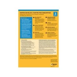 Anti-Virus And Security Software Norton 360 Deluxe & Utilities Ultimate For 3 Devices, Windows/Mac/Android/iOS, Product Key Card (21392064) -Ready America Shop sp62509999 s7